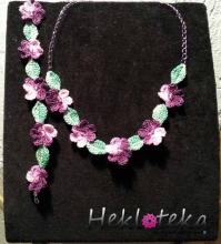 Heklani komplet Purple